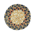 Homespice Decor 590046  4" Coaster Round Russett Jute Braided Accessories