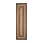 Homespice Decor 519047  22" x 72" Rectangular Russett Jute Braided Runner