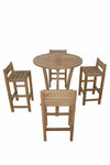 Anderson Teak SET-290 Descanso Sedona 5-Pieces Bar Table