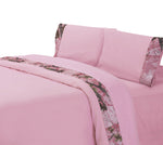 HiEnd Accents Camo Sheet Set, Pink