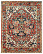 Jaipur Living Willa Hand-Knotted Medallion Red/ Multicolor Area Rug