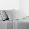 HiEnd Accents 350 TC Sheet Set with Gray Scroll Embroidery, Queen