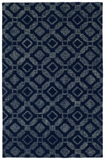 Kaleen Rugs Stesso Collection SSO06-22 Navy Area Rug