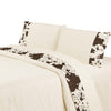 HiEnd Accents Printed Cowhide Sheet Set, King