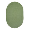 Homespice Decor 307699  2.5' x 6' Oval Sage Ultra Durable Braided Rug
