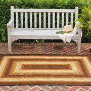 Homespice Decor 714046 5 x 8' Rectangular San Antonio Pure Comfort Braided Rug