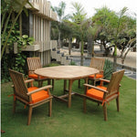 Anderson Teak Set-119A Bahama Brianna 7-Pieces Extension Dining Set