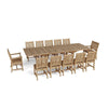 Anderson Teak Set-33A Valencia Rialto 13-Pieces Dining Set