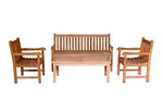 Anderson Teak Set-6 Classic 3-Seater 4-Pieces Conversation Set