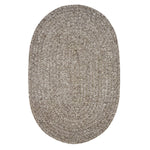 Homespice Decor 328564  22" x 72" Oval Slate Ultra Durable Braided Runner