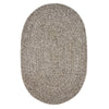 Homespice Decor 300560  27" x 45" Oval Slate Ultra Durable Braided Rug