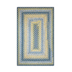 Homespice Decor 410313  27" x 45" Rectangular Sunflowers Cotton Braided Rug