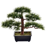 Vickerman TA192510 10" Artificial Potted Guest Greeting Bonsai Pine Tree