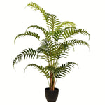 Vickerman TA193535 35" Artificial Potted Fern Palm Real Touch Leaves