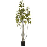 Vickerman TB170148 4' Artificial Green Potted Cotinus Coggygria Tree
