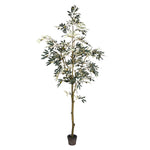 Vickerman TB180584 7' Artificial Potted Olive Tree