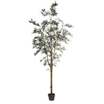 Vickerman TB180596 8' Artificial Potted Olive Tree