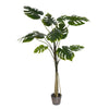 Vickerman TB180654 54" Artificial Potted Grand Split Philodendron Tree
