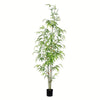 Vickerman TB190450 5' Artificial Potted Mini Bamboo Tree