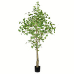 Vickerman TB190660 6' Artificial Potted Ginkgo Tree