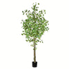 Vickerman TB190670 7' Artificial Potted Ginkgo Tree