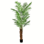 Vickerman TB190770 7' Artificial Potted Giant Areca Palm Tree