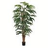 Vickerman TB190950 5' Artificial Potted Rhaphis Tree