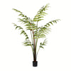 Vickerman TB191150 5' Artificial Potted Leather Fern