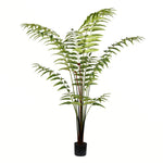 Vickerman TB191160 6' Artificial Potted Leather Fern