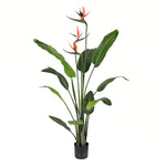 Vickerman TB191240 4' Artificial Potted Bird of Paradise Palm Tree