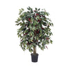 Vickerman TBU0340-06 4' Artificial Capensia Bush in a Black Plastic Pot