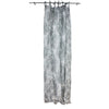 Sagebrook Home Linen Paisley Curtain Panel, White/Gray