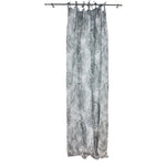 Sagebrook Home Linen Paisley Curtain Panel, White/Gray