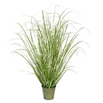 Vickerman TD190524 24`` Artificial Potted Native Green Grass