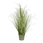 Vickerman TD190537 37" Artificial Potted Native Green Grass
