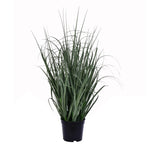Vickerman TN170124 24" Artificial Green Potted Ryegrass