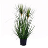 Vickerman TN170424 24" Artificial Potted Green Grass