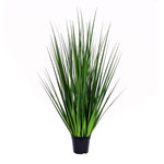 Vickerman TN170536 36" Artificial Potted Extra Full Green Grass