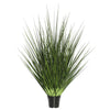 Vickerman TN170524 24" Artificial Potted Extra Full Green Grass