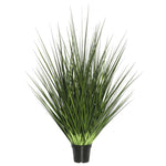Vickerman TN170524 24" Artificial Potted Extra Full Green Grass