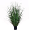 Vickerman TN170636 36" PVC Artificial Potted Green Curled Grass