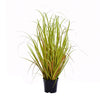 Vickerman TN170824 24" PVC Artificial Potted Mixed Brown Grass