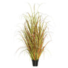 Vickerman TN170848 48" PVC Artificial Potted Mixed Brown Grass