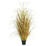 Vickerman TN170848 48" PVC Artificial Potted Mixed Brown Grass