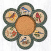 Earth Rugs TNB-365 Song Birds Trivets in a Basket 10``x10``