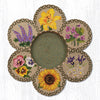 Earth Rugs TNB-399 Flowers Trivets in a Basket 10``x10``