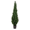 Vickerman TP170672 6' Artificial Potted Green Cedar Tree