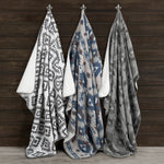 HiEnd Accents Southwest Design Throw With Shearling Back