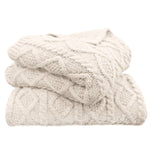 HiEnd Accents Cable Knit Throw