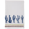 HiEnd Accents Cactus Border Printed Tea Towel, 5 Piece Set